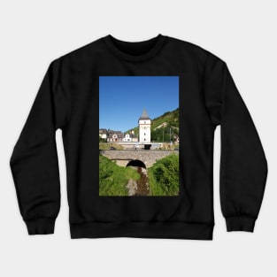 Old town, Bacharach, Middle Rhine, Rhine Crewneck Sweatshirt